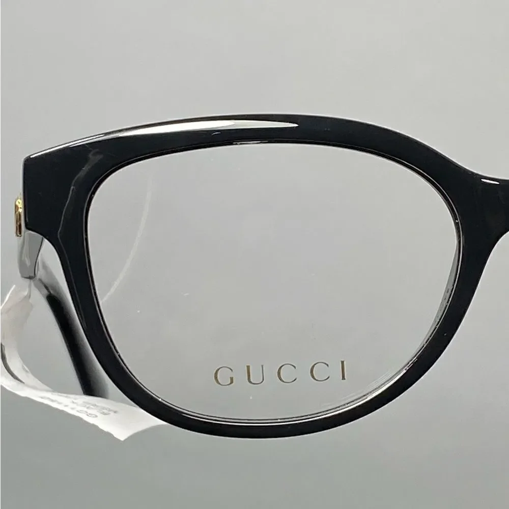 Gucci Eyewear double G oval-frame glasses